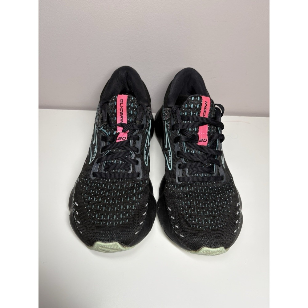 Brooks Glycerin 20 Black Blue Pink Women's Running Shoes 1203691B005 - Size 6.5 - Picture 5 of 11